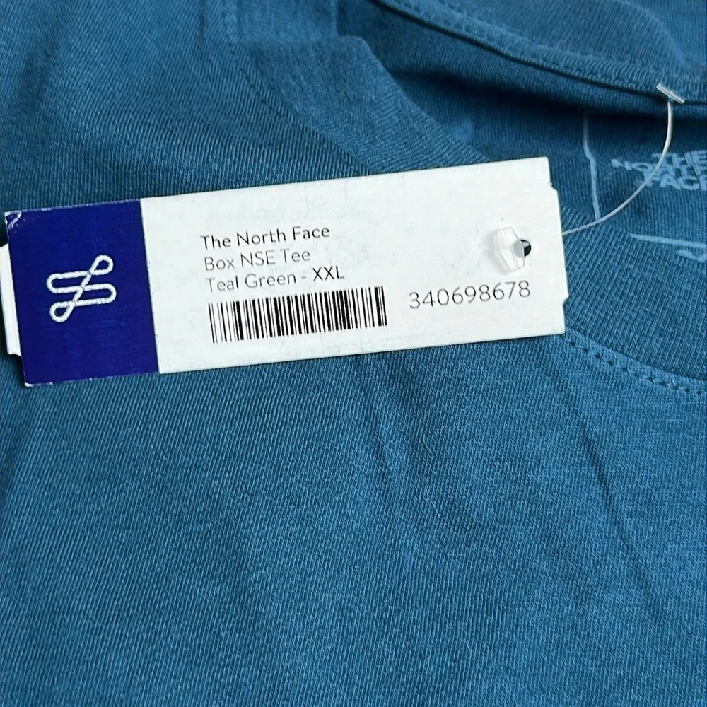 The North Face‎ Box NSE Tee Teal Green XXL New With Tags